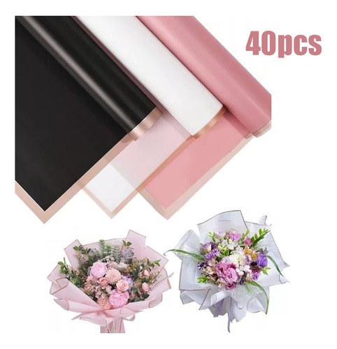 Papel Coreano Para Papel Con Forma De Rama De Flor, 40 Unida